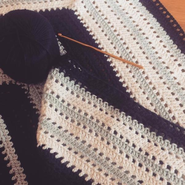 Châle au crochet - Débutant