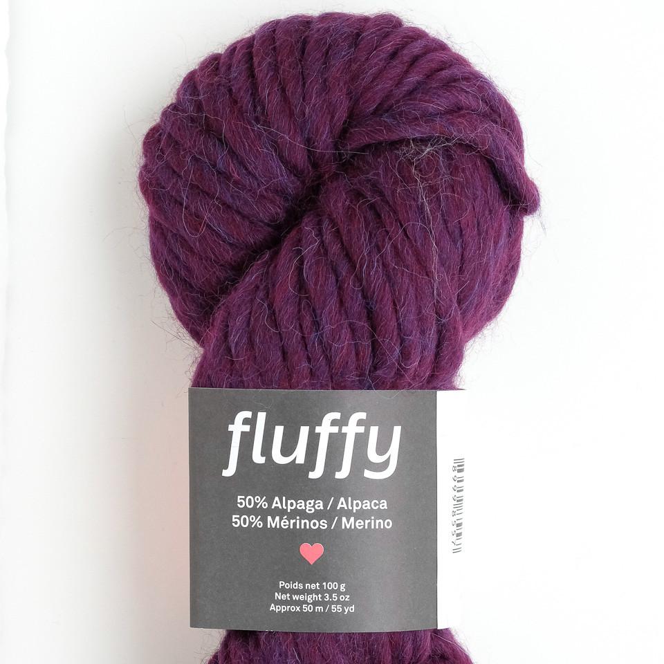 Écheveau de Fluffy couleur Violet