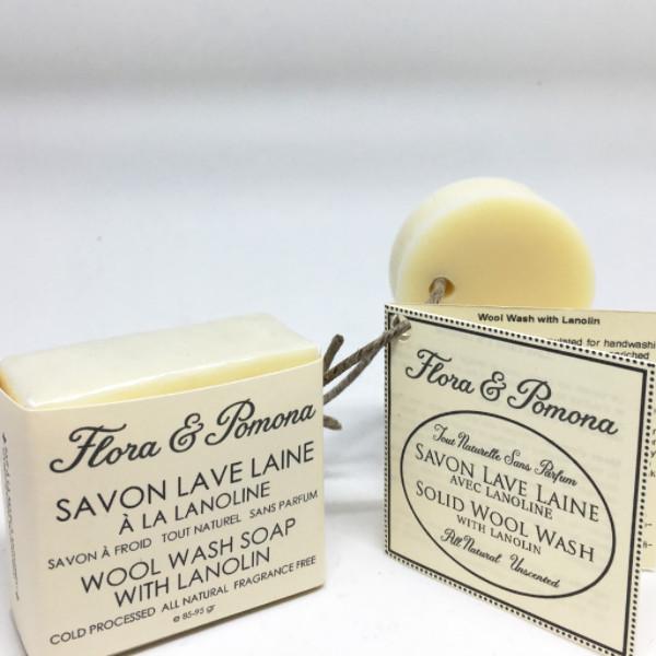 Savon solide lave laine Flora &amp; Pomona