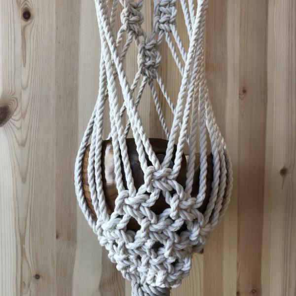 Atelier tenture murale ET support à plante en macramé
