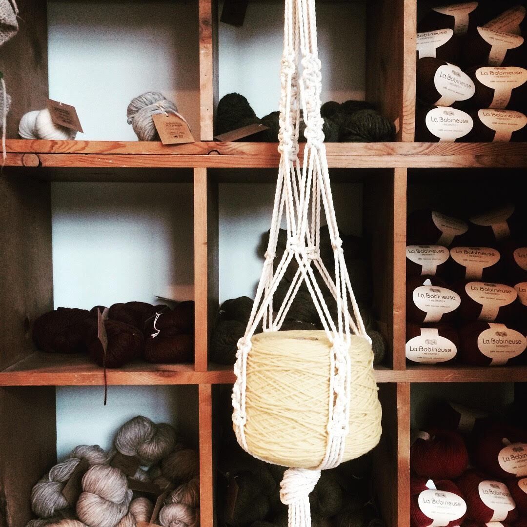 Atelier Support à plante en macramé