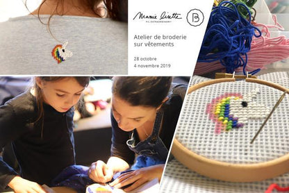 Atelier de broderie avec Mamie Lisette